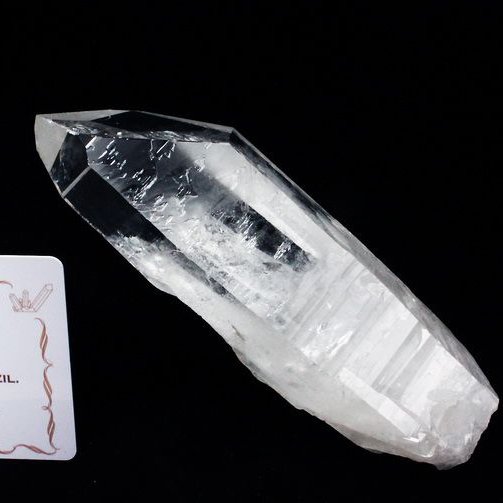 レムリアンシード水晶 原石 ミナスジェライス州コリント産 ※証明書付き[T370-4211]