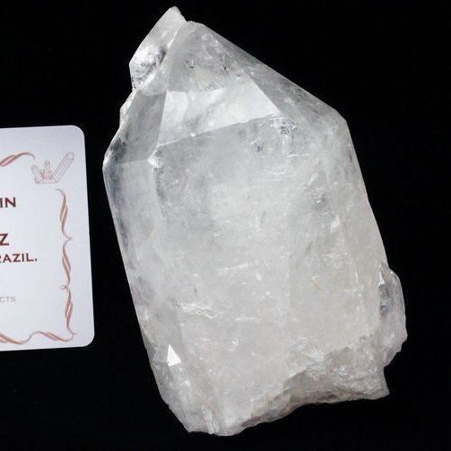 レムリアンシード水晶 原石 ミナスジェライス州コリント産 ※証明書付き[T370-4228]