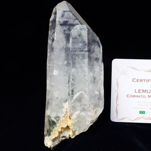 レムリアンシード ガーデン水晶 原石 ミナスジェライス州コリント産 ※証明書付き[T370-4270]