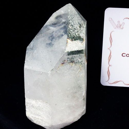 レムリアンシード ガーデン水晶 原石 ミナスジェライス州コリント産 ※証明書付き[T370-4273]