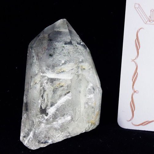 レムリアンシード ガーデン水晶 原石 ミナスジェライス州コリント産 ※証明書付き[T370-4275]