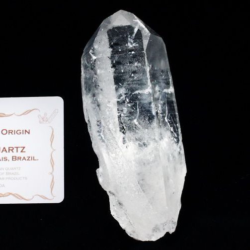 レムリアンシード水晶 原石 ミナスジェライス州コリント産 ※証明書付き[T370-4280]