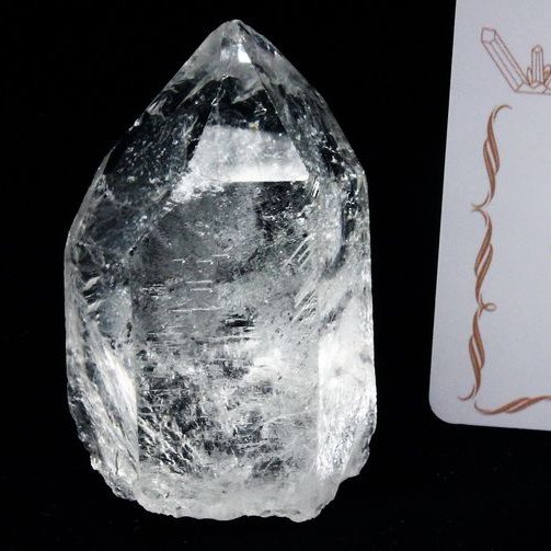 レムリアンシード水晶 原石 ミナスジェライス州コリント産 ※証明書付き[T370-4288]