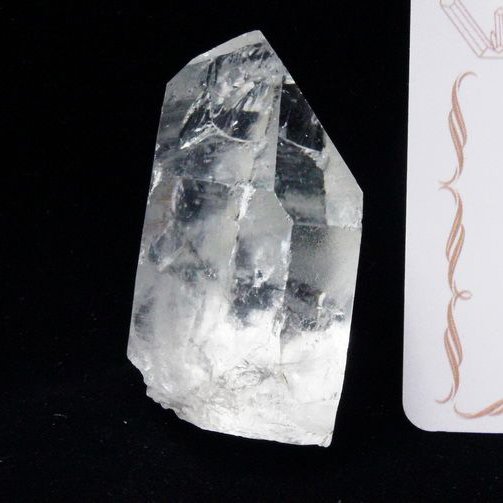 レムリアンシード水晶 原石 ミナスジェライス州コリント産 ※証明書付き[T370-4299]