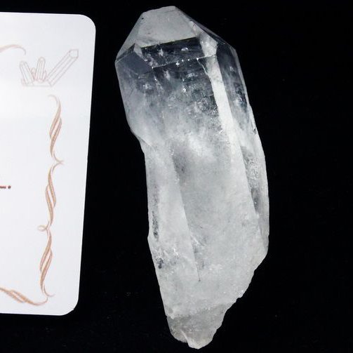 レムリアンシード水晶 原石 ミナスジェライス州コリント産 ※証明書付き[T370-4310]