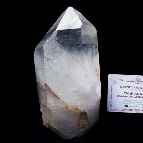 1.2Kg レムリアンシード水晶 原石 ミナスジェライス州コリント産 ※証明書付き[T370-4361]