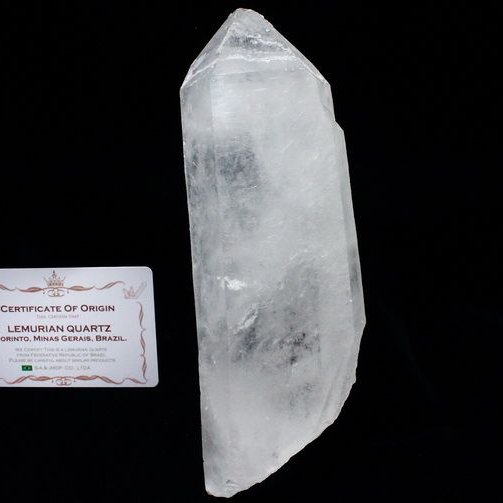 レムリアンシード水晶 原石 ミナスジェライス州コリント産 ※証明書付き[T370-4363]