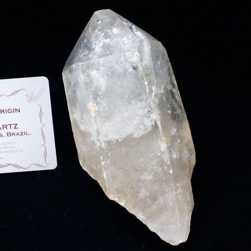 レムリアンシード水晶 原石 ミナスジェライス州コリント産 ※証明書付き[T370-4371]