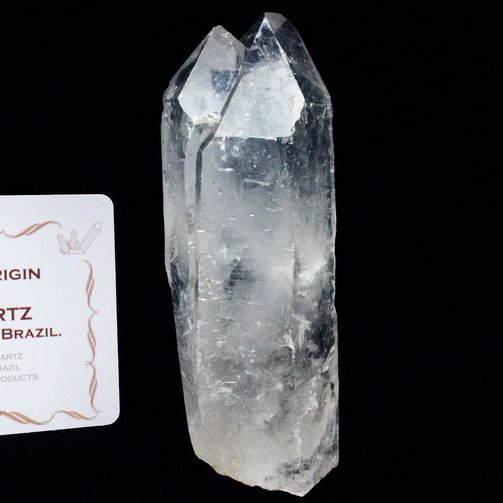 レムリアンシード カテドラルライブラリー 水晶 原石 ミナスジェライス州コリント産 ※証明書付き[T370-4389]