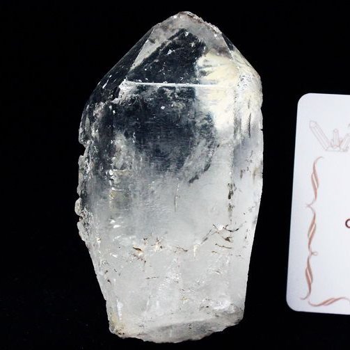 レムリアンシード水晶 原石 ミナスジェライス州コリント産 ※証明書付き[T370-4414]