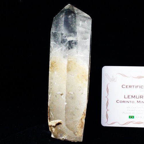 レムリアンシード ガーデン水晶 原石 ミナスジェライス州コリント産 ※証明書付き[T370-4416]