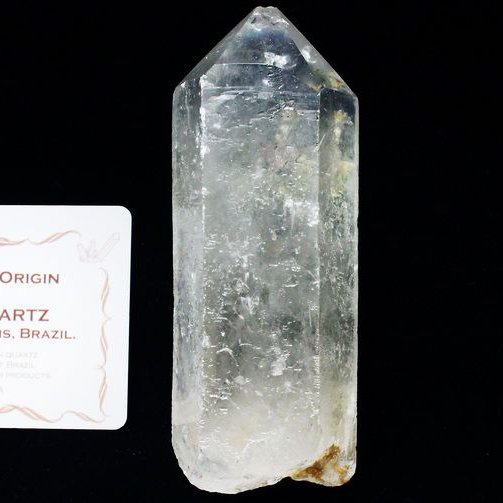 レムリアンシード ガーデン水晶 原石 ミナスジェライス州コリント産 ※証明書付き[T370-4418]