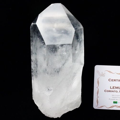 レムリアンシード水晶 原石 ミナスジェライス州コリント産 ※証明書付き[T370-4620]