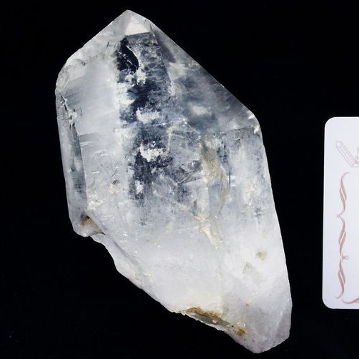 レムリアンシード水晶 原石 ミナスジェライス州コリント産 ※証明書付き[T370-4623]