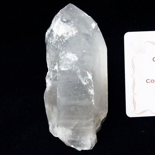 レムリアンシード ファントム水晶 原石 ミナスジェライス州コリント産 ※証明書付[T370-4633]