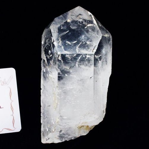 レムリアンシード水晶 原石 ミナスジェライス州コリント産 ※証明書付き[T370-4639]