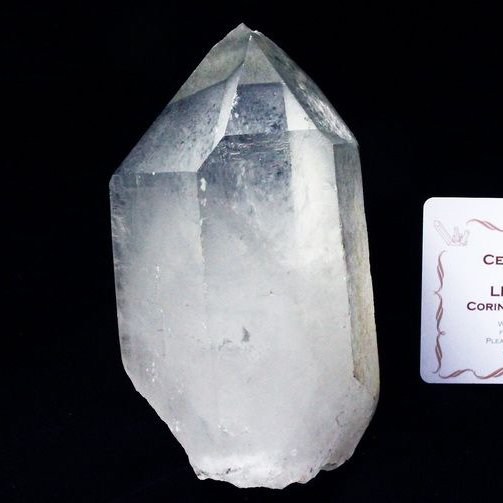 レムリアンシード ガーデン水晶 原石 ミナスジェライス州コリント産 ※証明書付き[T370-4645]