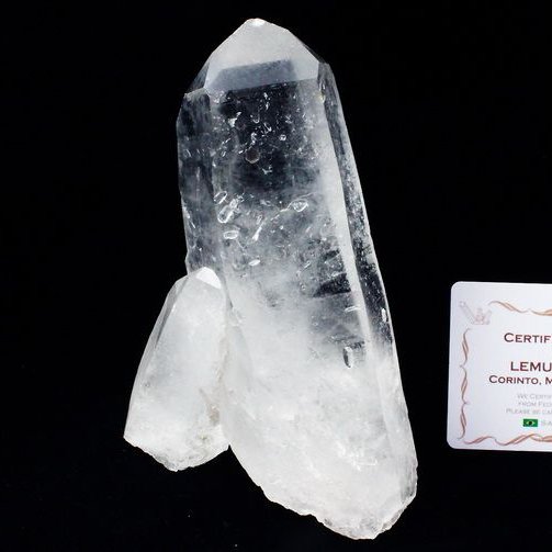 レムリアンシード水晶 原石 ミナスジェライス州コリント産 ※証明書付き[T370-4722]