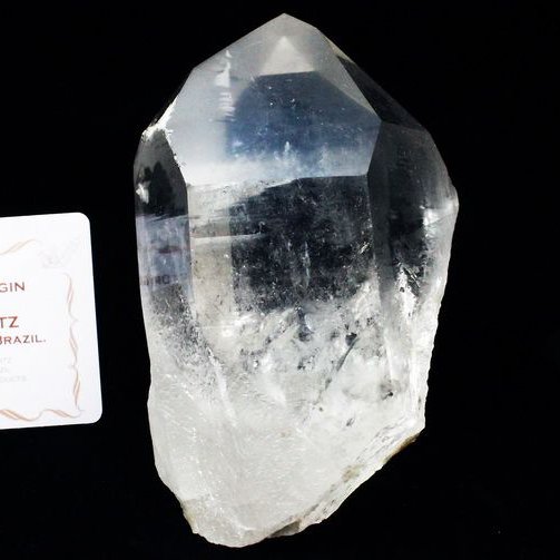 レムリアンシード水晶 原石 ミナスジェライス州コリント産 ※証明書付き[T370-4723]