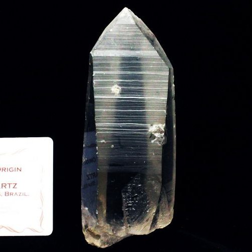 レムリアンシード水晶 原石 ミナスジェライス州コリント産 ※証明書付き[T370-4724]