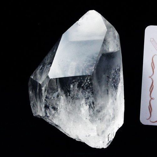 レムリアンシード水晶 原石 ミナスジェライス州コリント産 ※証明書付き[T370-4754]