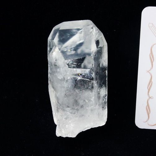 レムリアンシード水晶 原石 ミナスジェライス州コリント産 ※証明書付き[T370-4801]