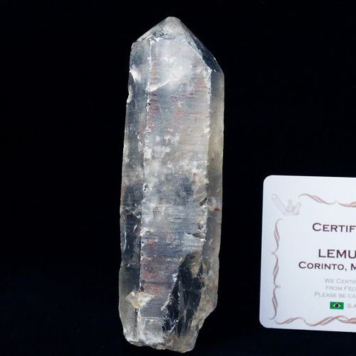 シトリン レムリアンシード水晶 原石 ミナスジェライス州コリント産 ※証明書付き[T370-4821]