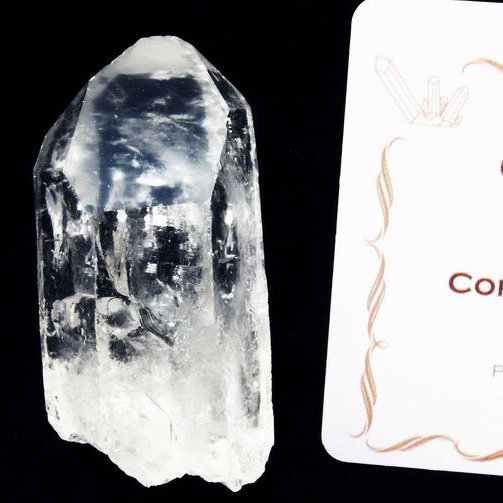 レムリアンシード 虹入り 水晶 原石 ミナスジェライス州コリント産 ※証明書付き[T370-4869]