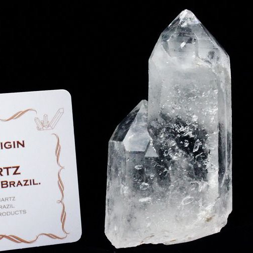 レムリアンシード カテドラルライブラリー 水晶 原石 ミナスジェライス州コリント産 ※証明書付き[T370-4893]