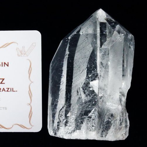 レムリアンシード クォーツインクォーツ 原石 ミナスジェライス州コリント産 ※証明書付き[T370-4899]