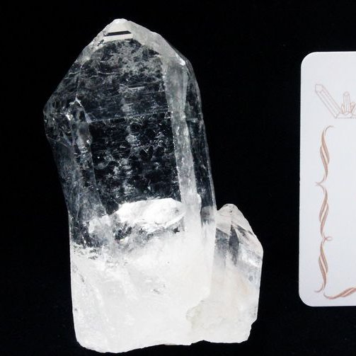 レムリアンシード水晶 原石 ミナスジェライス州コリント産 ※証明書付き[T370-4924]