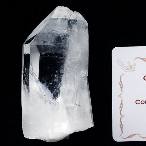 レムリアンシード水晶 原石 ミナスジェライス州コリント産 ※証明書付き[T370-4926]