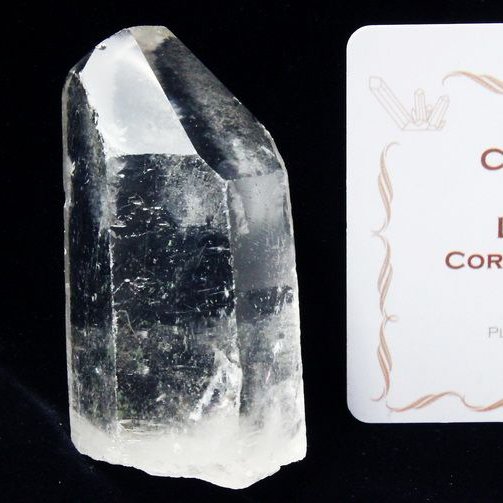 レムリアンシード水晶 原石 ミナスジェライス州コリント産 ※証明書付き[T370-4951]