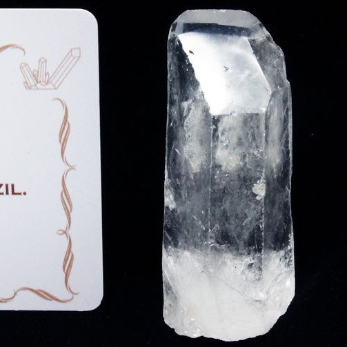 レムリアンシード水晶 原石 ミナスジェライス州コリント産 ※証明書付き[T370-4956]