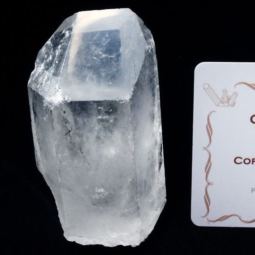 レムリアンシード水晶 原石 ミナスジェライス州コリント産 ※証明書付き[T370-4974]