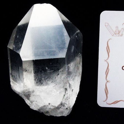 レムリアンシード水晶 原石 ミナスジェライス州コリント産 ※証明書付き[T370-4979]