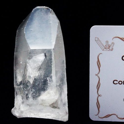 レムリアンシード水晶 原石 ミナスジェライス州コリント産 ※証明書付き[T370-4981]