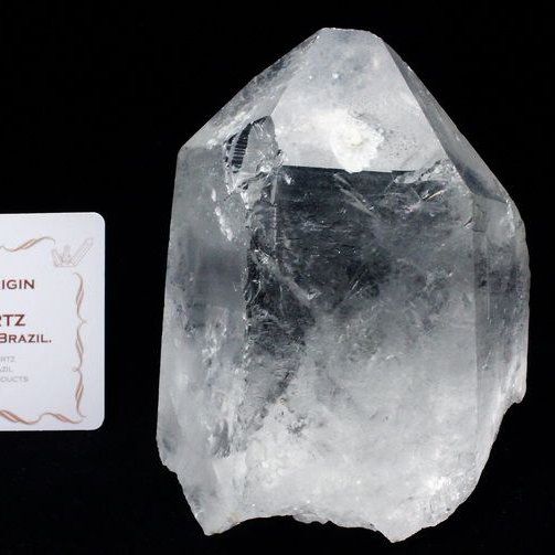 レムリアンシード水晶 原石 ミナスジェライス州コリント産 ※証明書付き[T370-4997]