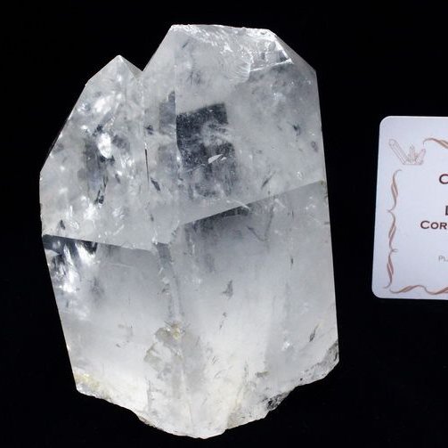 レムリアンシード 虹入り 水晶 原石 ミナスジェライス州コリント産 ※証明書付き[T370-5016]