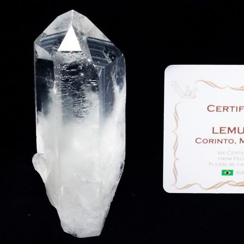 レムリアンシード ファントム水晶 原石 ミナスジェライス州コリント産 ※証明書付[T370-5019]