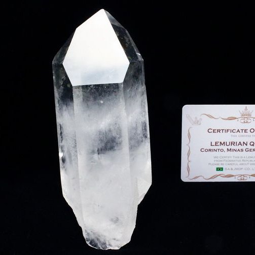 レムリアンシード ガーデン水晶 原石 ミナスジェライス州コリント産 ※証明書付き[T370-5030]