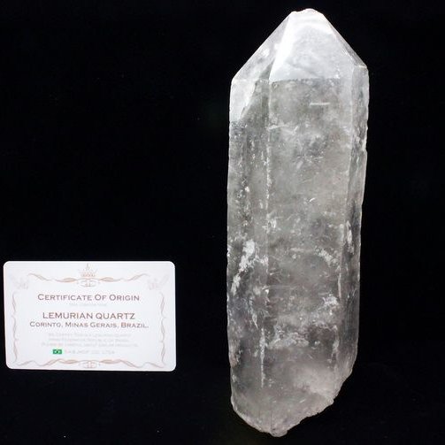 レムリアンシード ガーデン水晶 原石 ミナスジェライス州コリント産 ※証明書付き[T370-5031]
