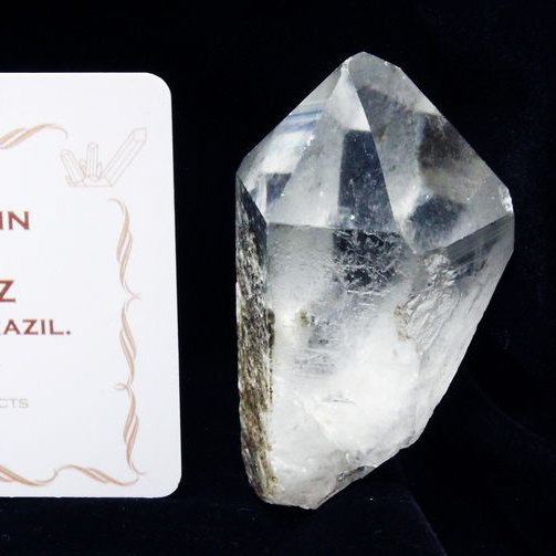 レムリアンシード ガーデン水晶 原石 ミナスジェライス州コリント産 ※証明書付き[T370-5036]