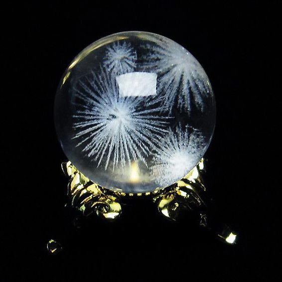 ホワイトスタークォーツ 丸玉 19mm [T371-2214]