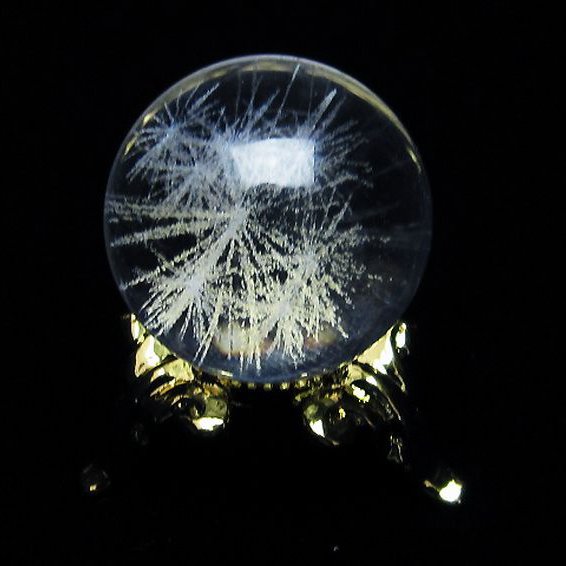 ホワイトスタークォーツ 丸玉 20mm [T371-2240]