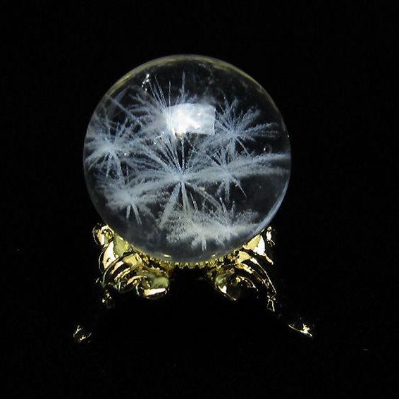 ホワイトスタークォーツ  丸玉 20mm [T371-2300]