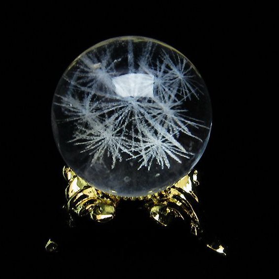 ホワイトスタークォーツ 丸玉 20mm [T371-2310]