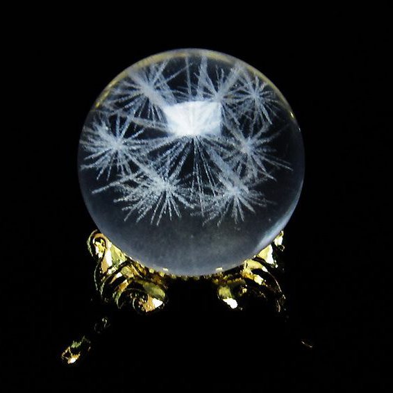 ホワイトスタークォーツ 丸玉 20mm [T371-2345]