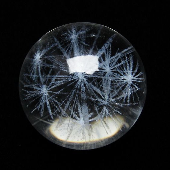 ホワイトスタークォーツ 丸玉 21mm [T371-2354]