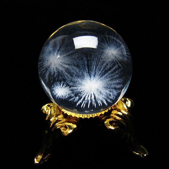 ホワイトスタークォーツ 丸玉 18mm [T371-2582]